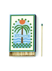 ACC43EU A Dopo Boxed Matches Palm Tree Dark Green - 75 matches